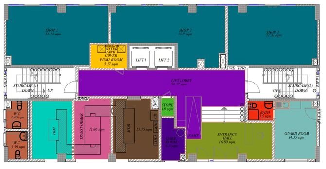 Relaam P/502 Shop Layout Al Nahyan Abu Dhabi